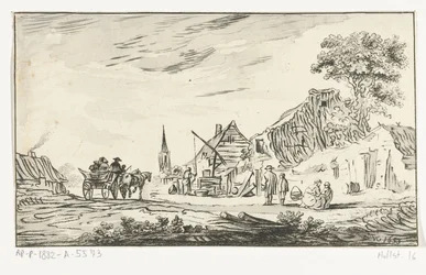 utsikt over landsbyen