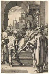 Kristus før Pilatus, etter 1596 (gravering)