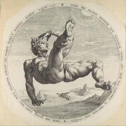 Ikaros, fra De fire ulykkelige, 1588