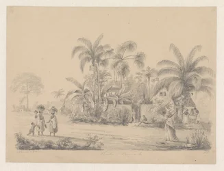 Gateutsikt like utenfor Paramaribo