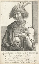 Lucas van Leyden , nederlandsk gravør og maler