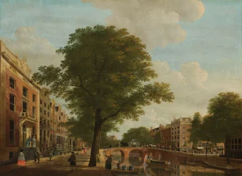 Utsikt over Herengracht nær Leidsestraat, Amsterdam