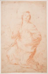 Saint Agnes kneler