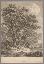 Landskap ved Zuidlaren I Zuidlaren (tittel på objekt) Ni ansikter i Drenthe (serietittel) IX Ansikter i og nær Drenthes landskap (serietittel)