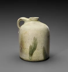 Kanne, c. 1886-1905 (saltglasert steintøy)