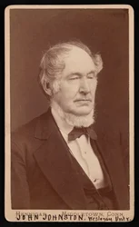 Portrett av John Johnston 1806-1879, før 1876.