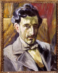 Portrett av komponisten Maurice Ravel (1875-1937) Maleri av Henri Manguin (1874-1949) 1903 Søn. 0,43x034 m Paris, musee national d