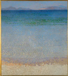 De gylne øyer, Hyères-øyene, Var (maleri på lerret)