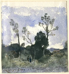 Skogkledd landskap