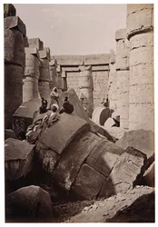 Ruinene av Karnak, ca. 1900 (bilde)