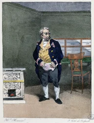 Kontorgutt - i "" Administrative mores"" av Henri Monnier