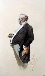 Portrett av forfatteren i Monsieur Prud