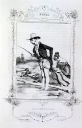 Illustrasjon som viser "regn" av Henri Boutet 1895 (gravering)