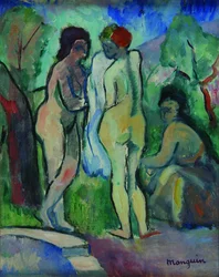 Badegjestene, 1905.