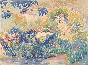 Kunstnerhagen i Saint-Clair, 1904-5.