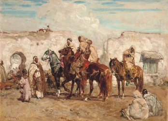 Etterretning: Arab Village Street; Informasjon: Arabisk landsbygate