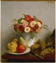 Blomster og frukt