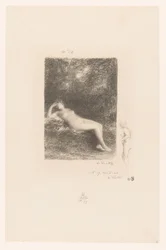 Slapende waternimf Jeg vet, når middag gjør at de vil ha skyggen XXVII Gedichten van André Chénier (serietittel) Illustrasjoner til diktene til André Chénier (serietittel)