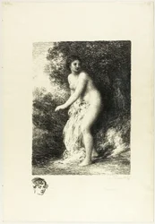 Stående Bader, andre plate
