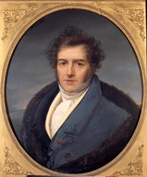 Portrett av Francois Adrien Boieldieu (1755 - 1834), fransk komponist. Maleri av Henri Francois Rieser (1767-1828)