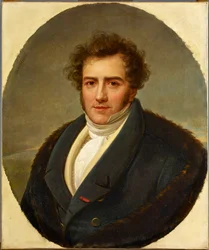Portrett av komponisten Francois-Adrien Boieldieu (1775-1834), av Riesener, Henri-Francoiss (1767-1828). Olje på lerret. Paris-filharmonien