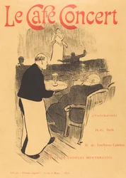 Le cafe konsert: Illustrert Cover