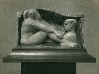 Odalisque (mann og kvinne) 1912-13 (alabast)