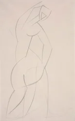 Uten tittel (Studie for Red Stone Dancer)