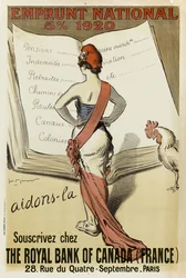 Abonner på The Royal Bank of Canada France, 1920.