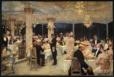 Armenonville, kvelden under Grand Prix, i 1905 (olje på lerret)