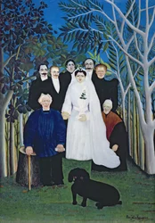 Bryllupsfesten, ca. 1905 (olje på lerret)