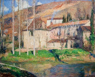 Utsikt over Labastide-du-Vert (Midi-Pyrénées)