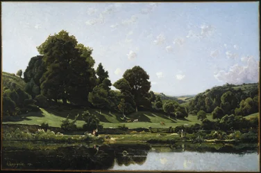 En eng i Bourbonnais, morgen, 1876