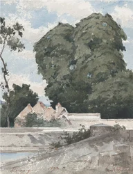 Utsikt fra vollene ved Chartres, 1893.