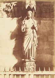 Kristusstatue, Reims katedral