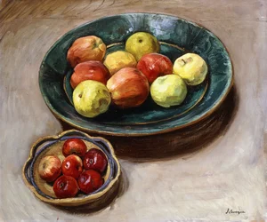 Stilleben med epler; Natur Morte aux Pommes, ca. 1926