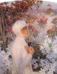 Diktinnen; Poetessen, ca. 1890
