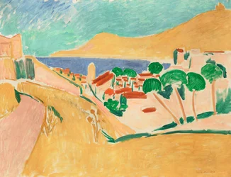 Collioure i august, ca. 1911 (olje på lerret)