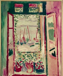 Åpent vindu i Collioure 1905 (olje på lerret)