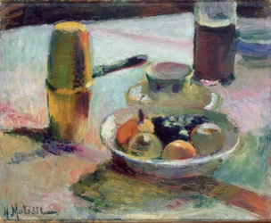 Frukt- og kaffekanne, ca. 1898 (olje på lerret)