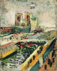 Notre-Dame, ca. 1900 (olje på lerret)