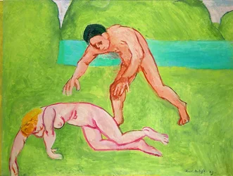 Nymfe og satyr