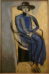 Portrett av Greta Prozor 1916 (olje på lerret)