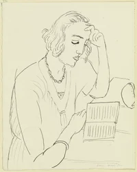 Lesende kvinne