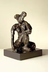 Sittende kvinne (bronse)