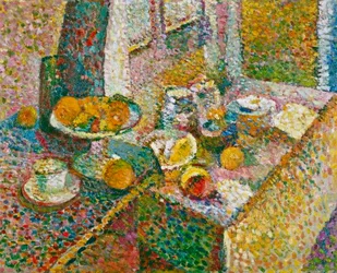 Stilleben (skjenk og bord)
