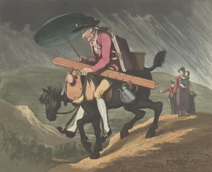 En kunstner på reise i Wales, 10. februar 1799.