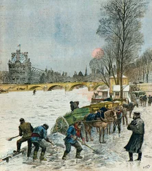 Kuldebølge over Paris
