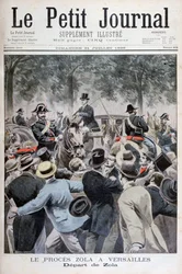 Émile Zolas avgang fra Versailles, 1898