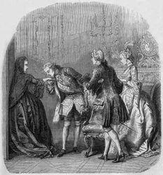 Prinsessen av Lamballe, kong Louis XV, Louis de Richelieu, grevinne Jeanne du Barry